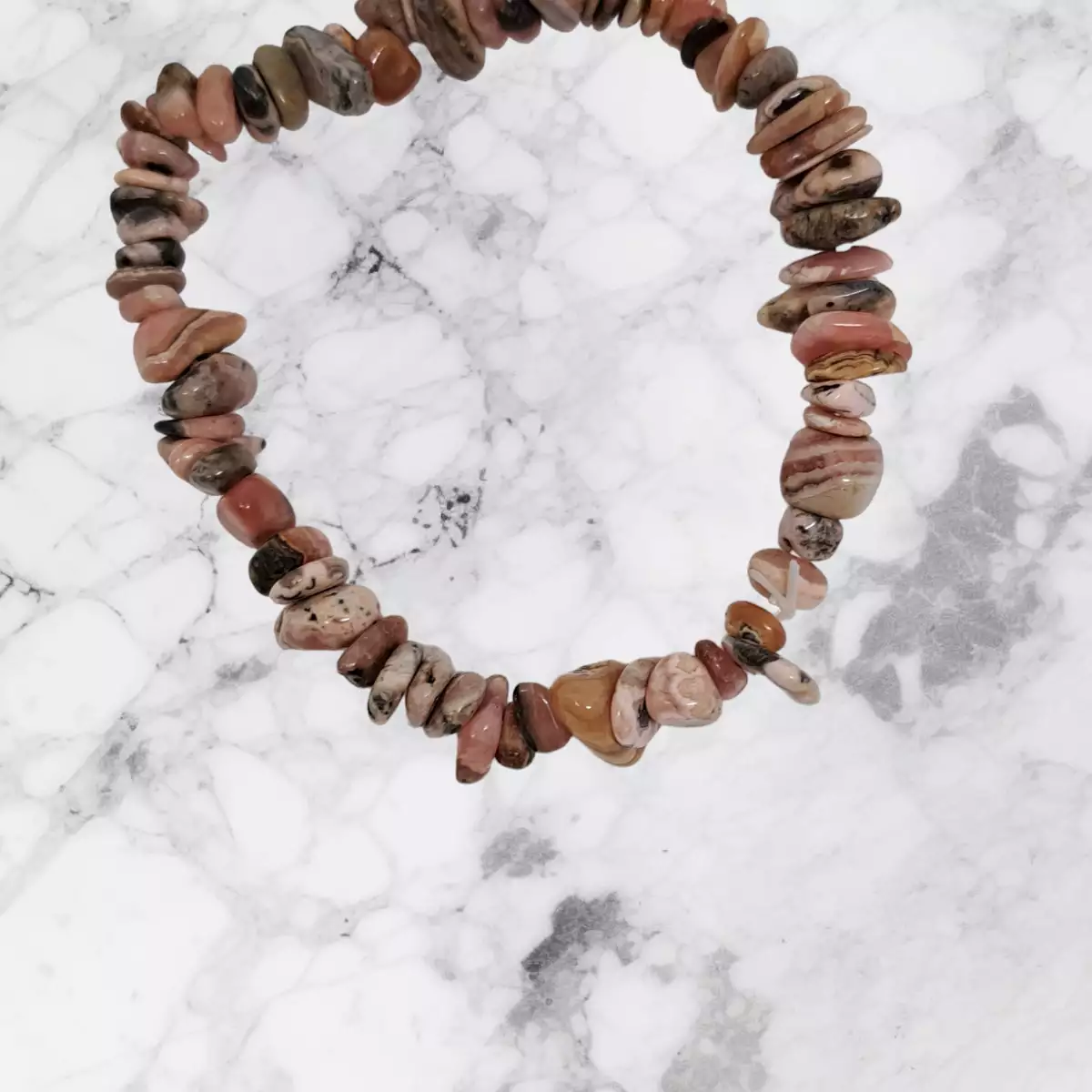 Bracelet Rhodochrosite brute